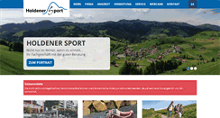 Desktop Screenshot of holdener-sport.ch